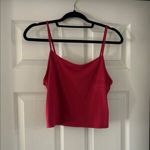 American Eagle Outfitters Scarlet Ribbed Cami